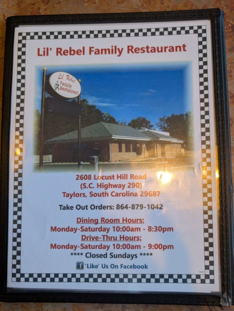 Lil Rebel Family Restaurant 6