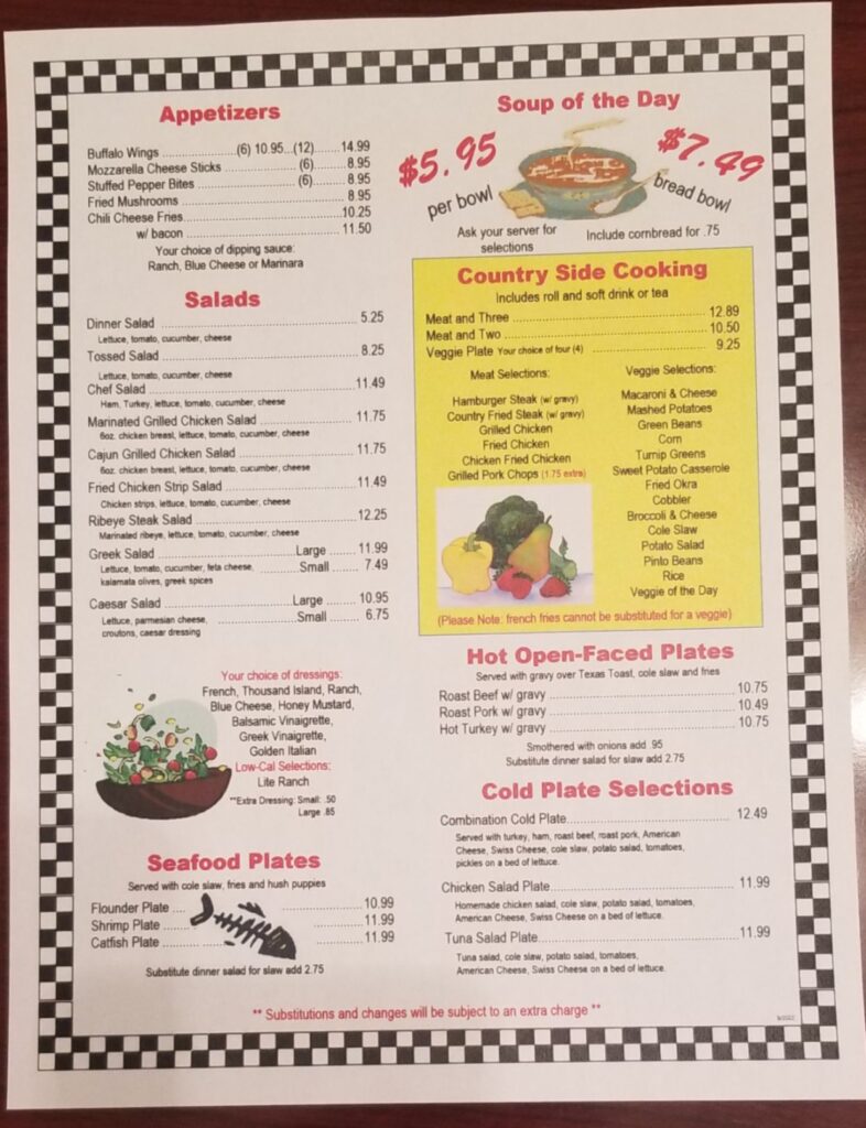 Lil Rebel Family Restaurant Menu 4