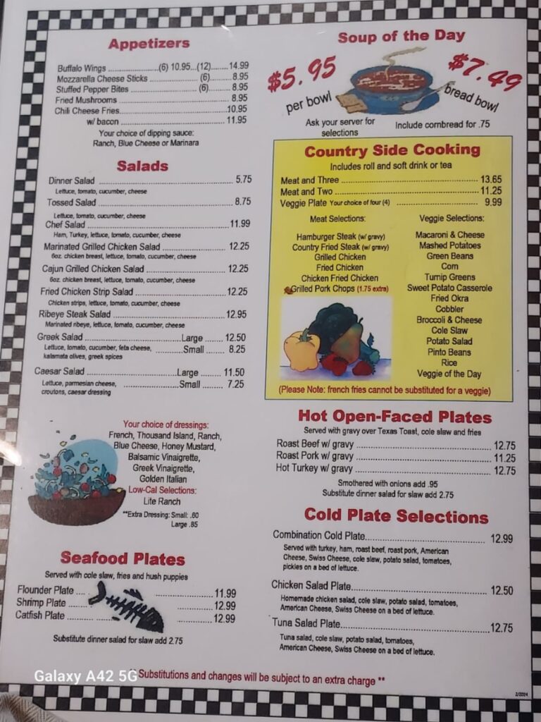 Lil Rebel Family Restaurant Menu 5
