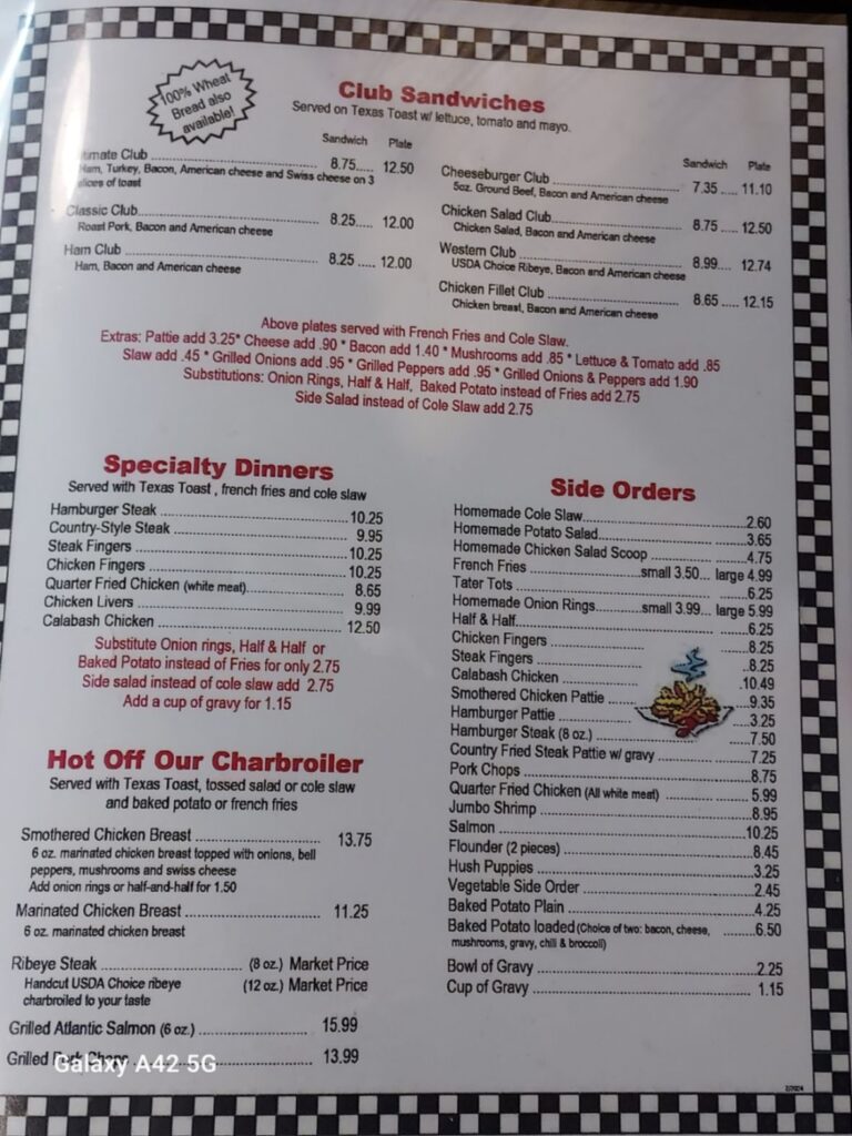 Lil Rebel Family Restaurant Menu 6