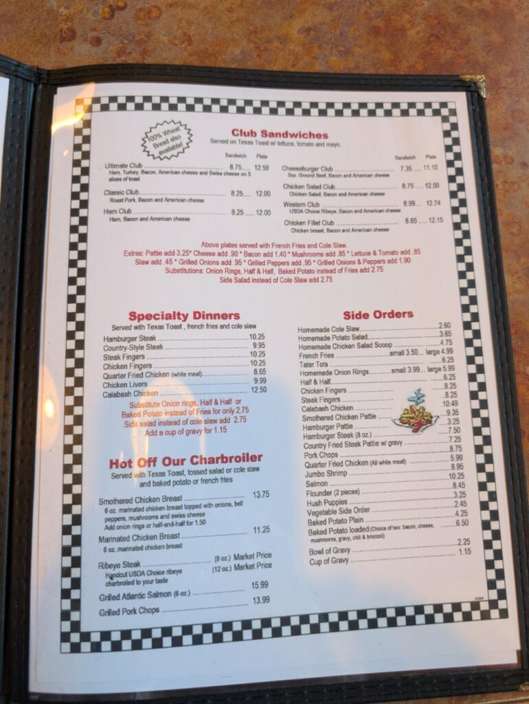 Lil Rebel Family Restaurant Menu 8